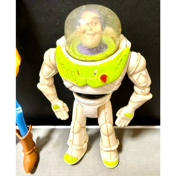 Disney Pixar Buzz Lightyear & Woody preowned condition action figures - Picture 3 of 5